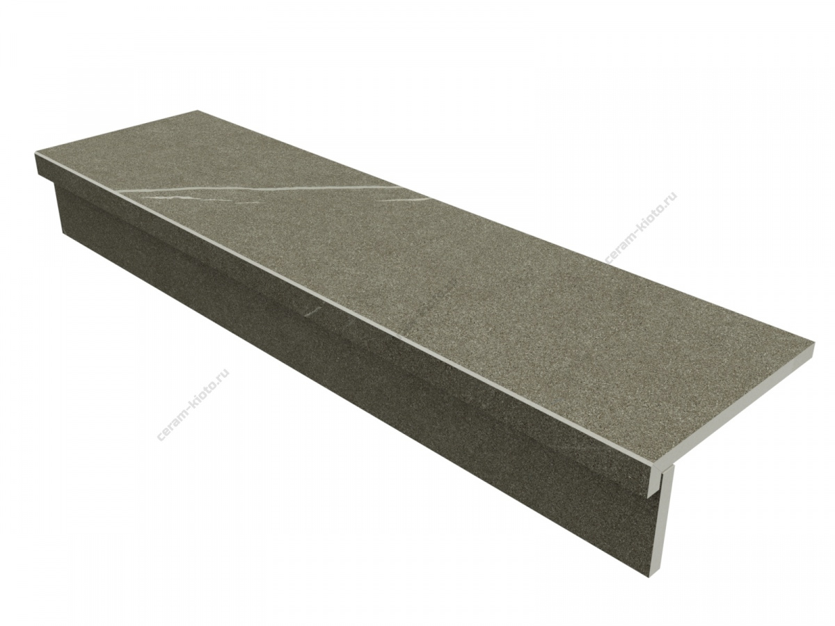 Ступень для улицы 120х32 FDM Rock Alpine Brown с капиносом