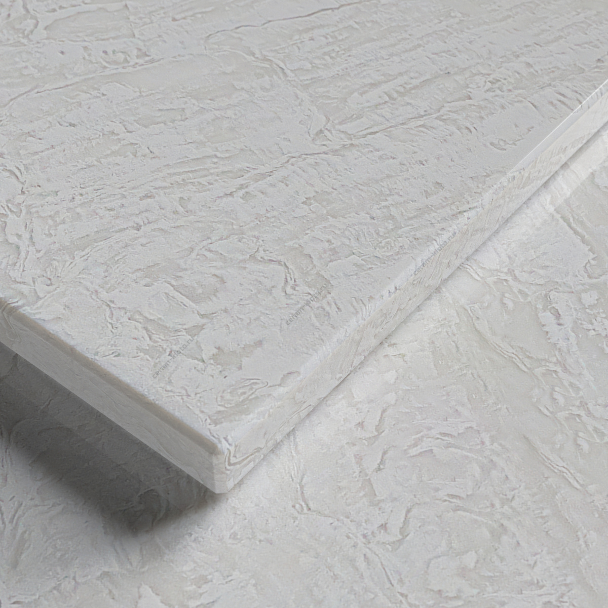 Кварцевый агломерат 313 White Arctic 3200х800х20 мм с 3D текстурой