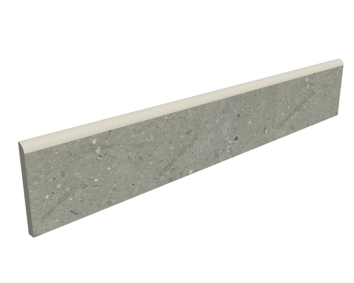 Плинтус G213-Arkaim Grey MR 600x70 Матовый Серый фаска 1\4 круга с полировкой торца