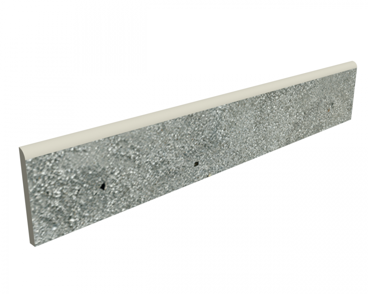 Плинтус G223-Iremel Grey MR 600x70 Матовый Серый фаска 1\4 круга с полировкой торца